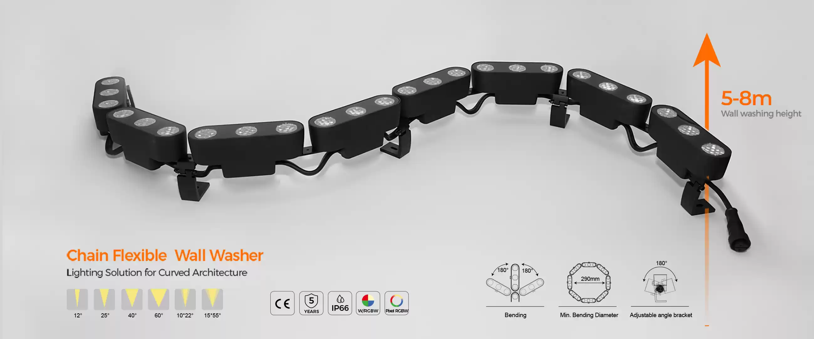 Chain Flexible  Wall Washer